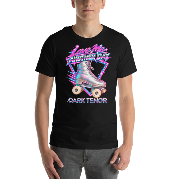 T-Shirt Herren: Love Me Another Day – Neon-Dreieck