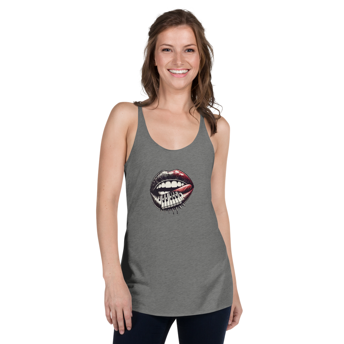 Racerback Tanktop til kvinder - Bitter Sweet Kiss