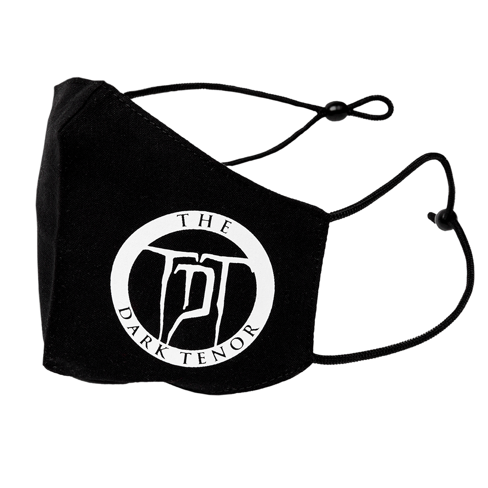Maske - TDT Wappen, schwarz