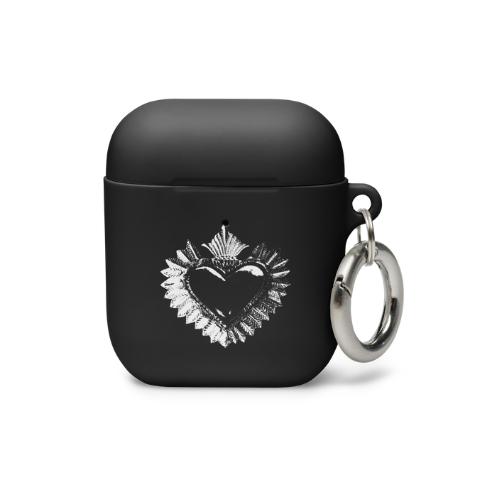 Apple AirPods & AirPods Pro Case, Darker Hearts, schwarz