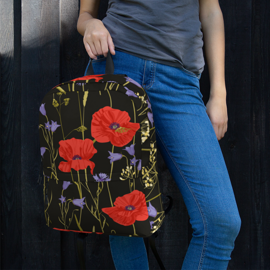 Rucksack - Mohnblumen