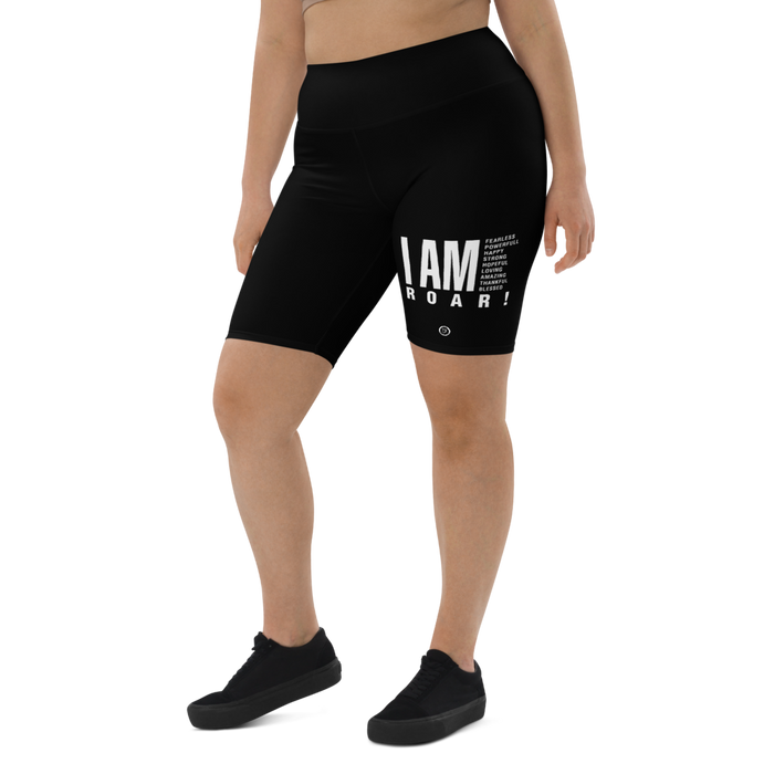 Radlerhose Damen - I am (Roar 2.0), Weiss