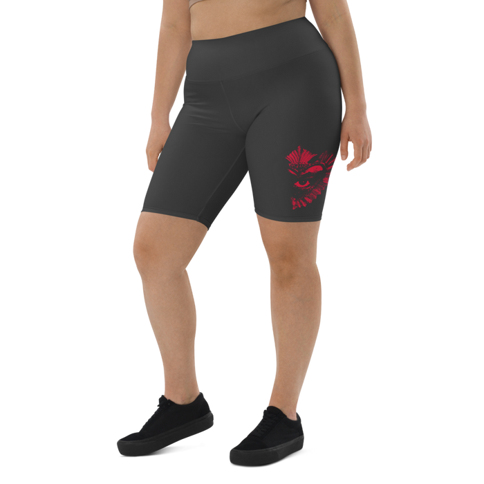 Radlerhose Damen - Now I Am Stronger, Darker Hearts, Farbe: Eclipse
