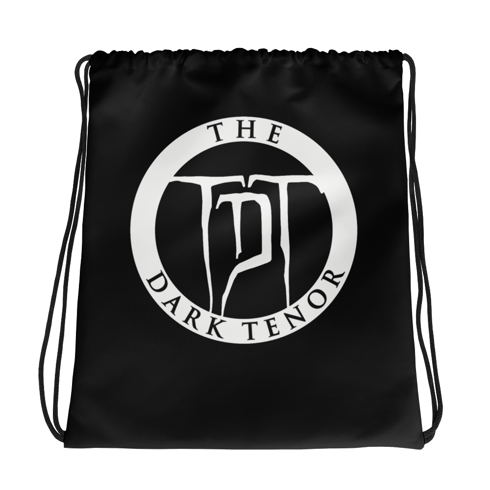 Gymtaske - logo, sort