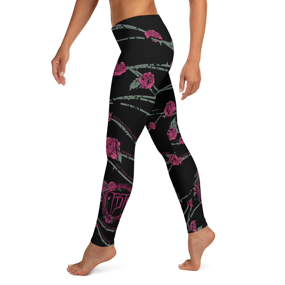 Leggings - Crest Rose