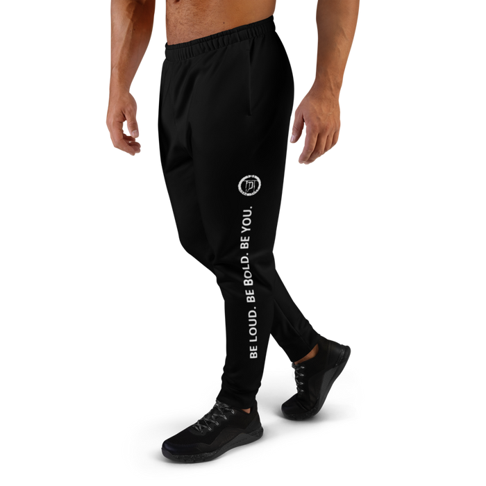 Jogging pants men's premium - Be Loud. Be Bold. Be You., black