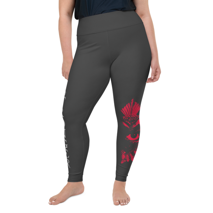 Leggings in Übergröße - Now I Am Stronger, Darker Hearts, Farbe: Eclipse