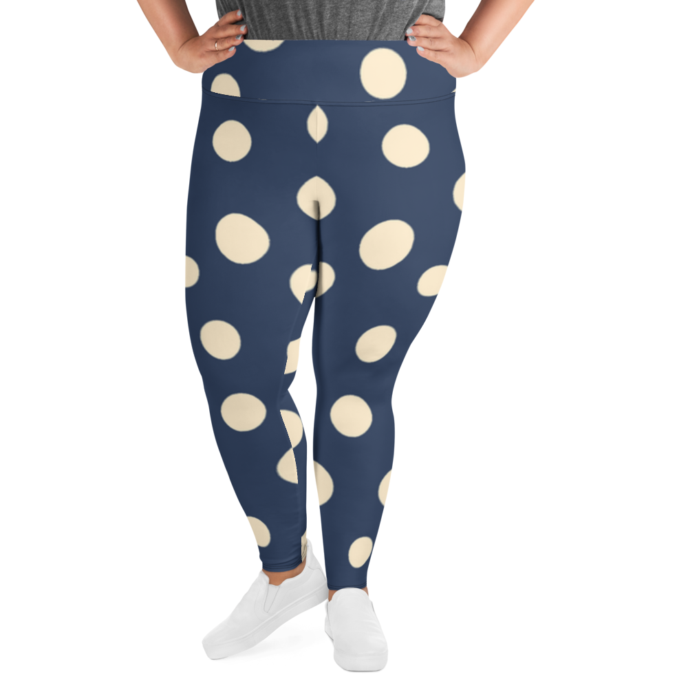Plus Size Leggings - Dots