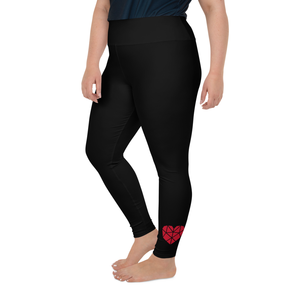 Plus Size Leggings - Heart, I Love TDT