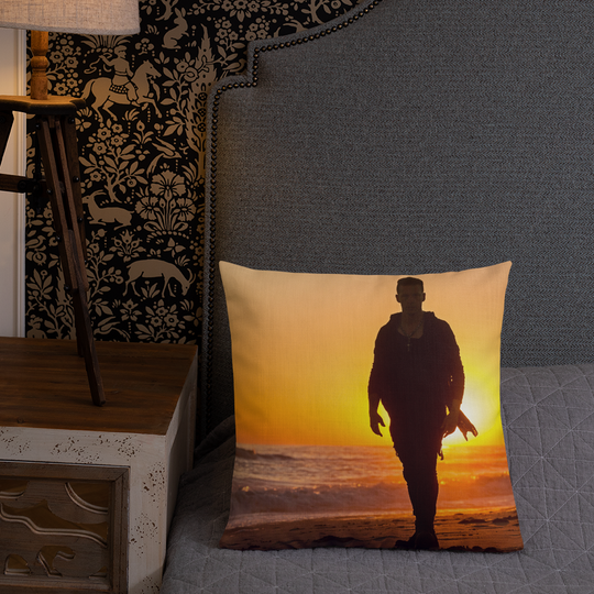 Kissen Premium - Sonnenuntergang in Namibia