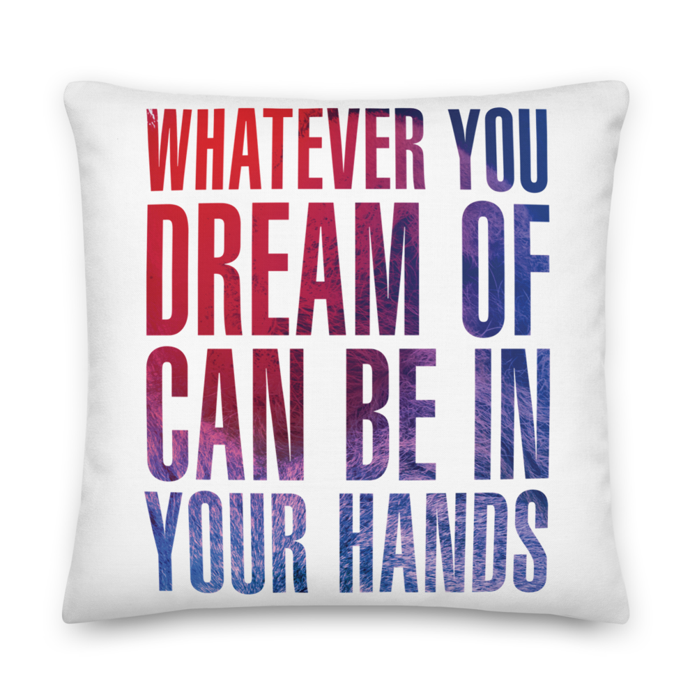 Pillow Premium - When You Roar, White