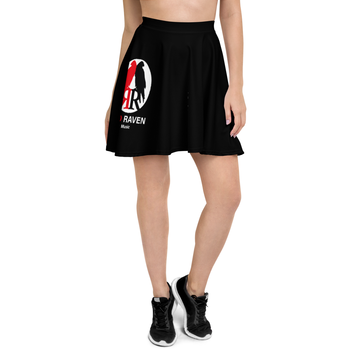 Rock - Red Raven Music Logo, black