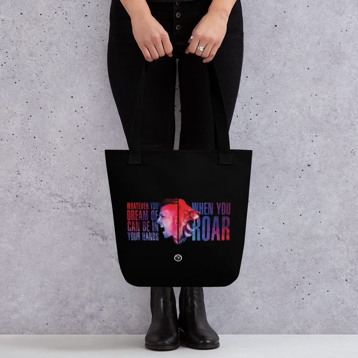 Tote Bag - When You Roar, Black