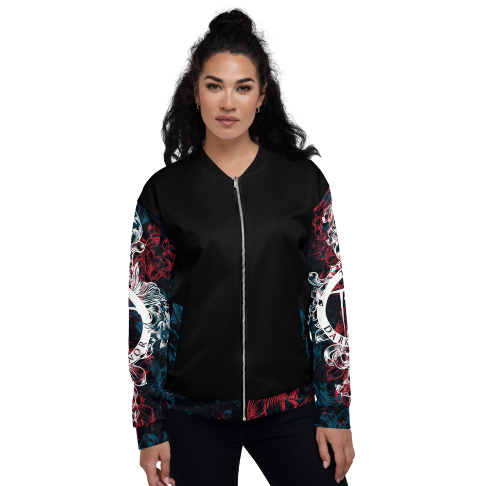 Bomberjacke Damen - Wappen Floral