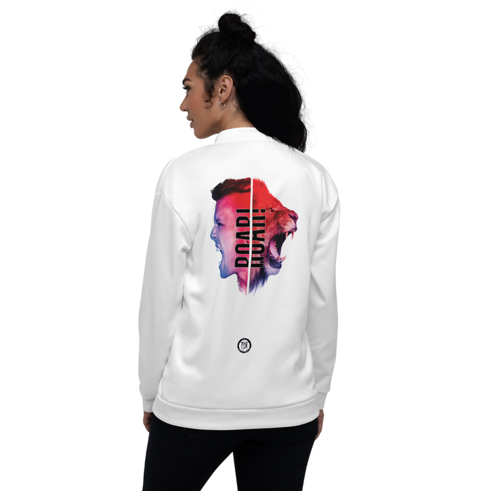 Bomberjacke Damen - When You Roar, Weiss