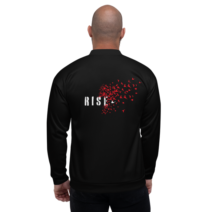 Bomberjacke Herren - Rise, Red Raven