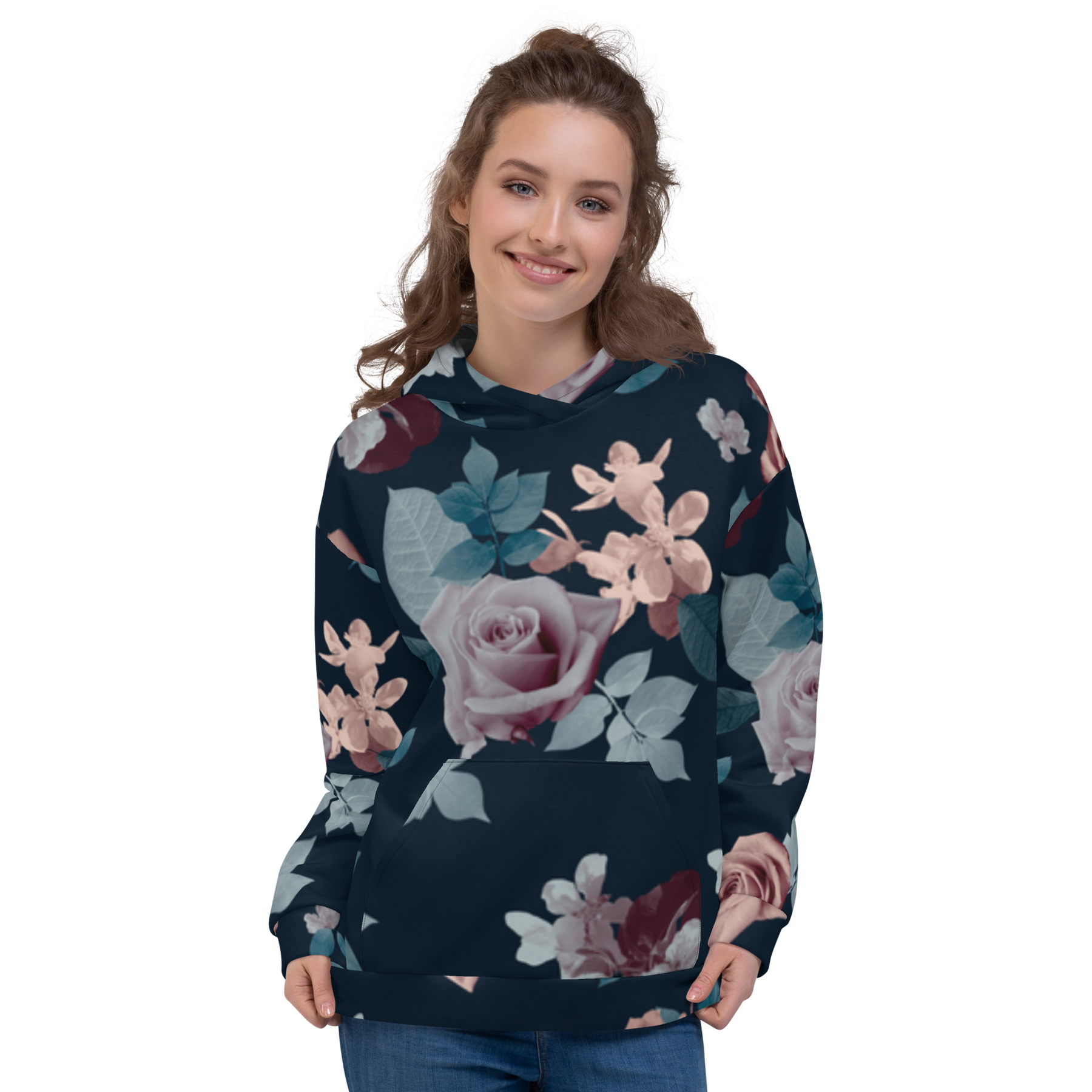 Retro 2025 roses hoodie