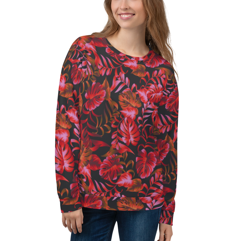 Pullover Damen - Blätter der Nacht