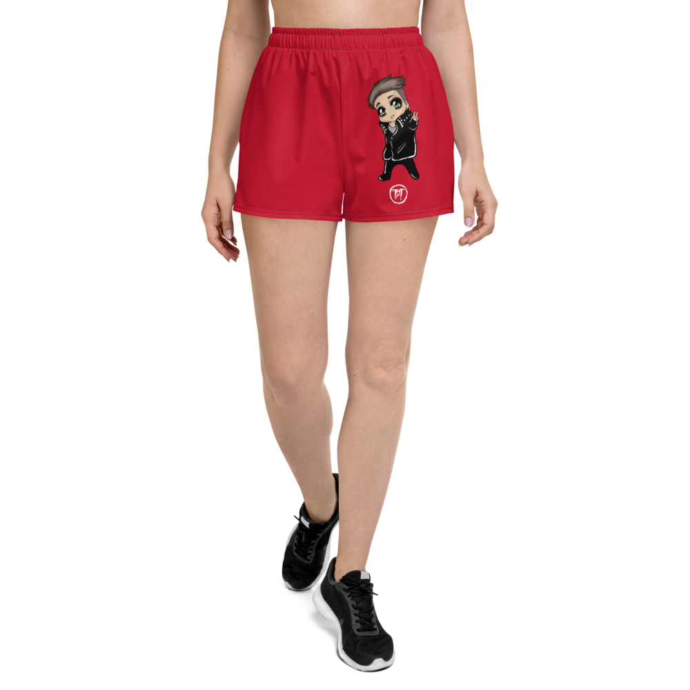 Shorts Damer - Mini Dark Tenor Peace, Rebel Red