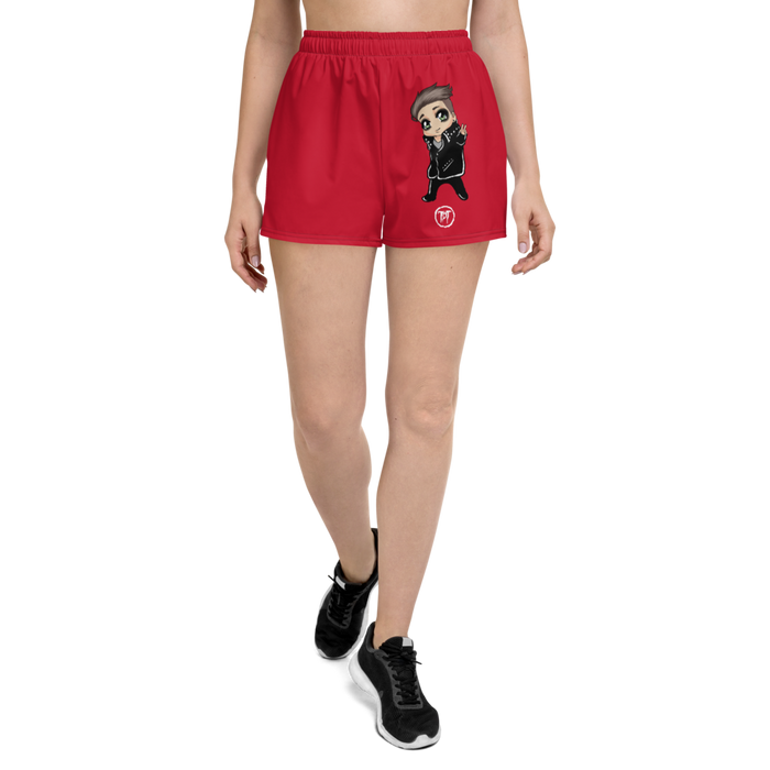 Kurze Hose Damen - Mini Dark Tenor Peace, Rebel Red