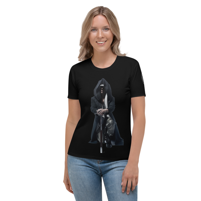 T-Shirt Premium Damen - The Dark Tenor Kniet, Masked Series, Schwarz