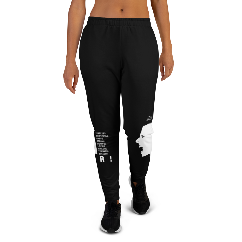 Jogginghose Damen - I am (Roar 2.0), Weiss