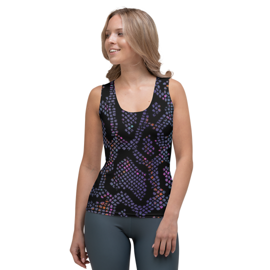 Premium Tank-Top Damen - Purple Snake