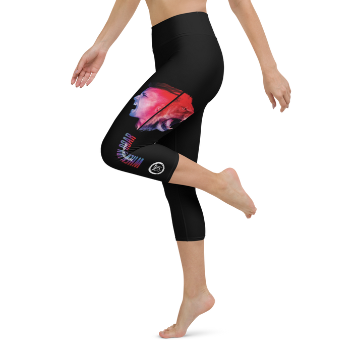 Capri-Leggings - When You Roar, Schwarz
