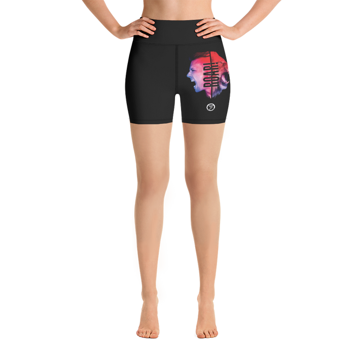 Kurze Leggings - When You Roar, Schwarz