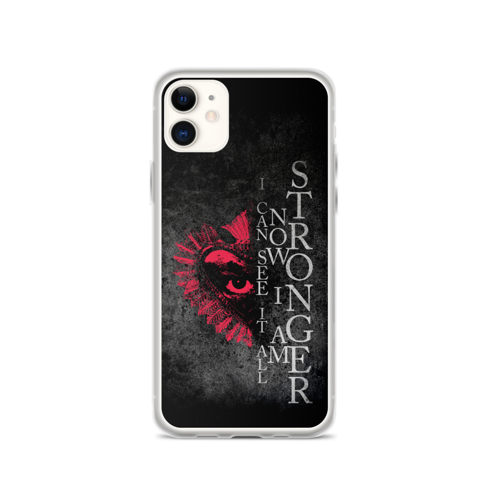 Apple iPhone-Hülle - Now I Am Stronger, Darker Hearts