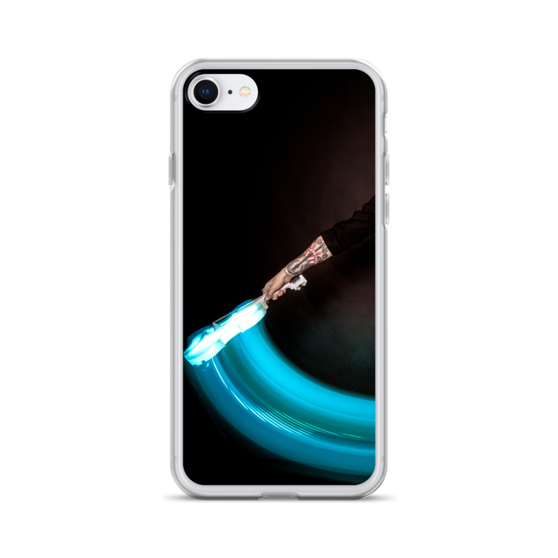 Apple iPhone Handyhülle - LED Geige, blau