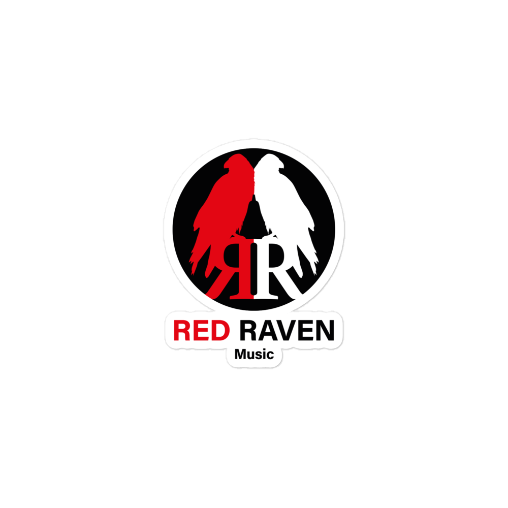 Aufkleber - Red Raven Music Logo