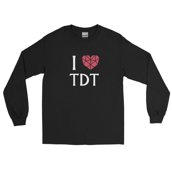 Langærmet skjorte herre - I Love TDT