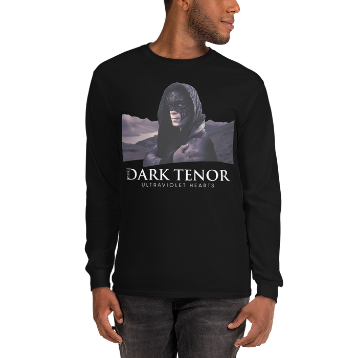 Langærmet skjorte herre - The Phantom, Ultraviolet Hearts