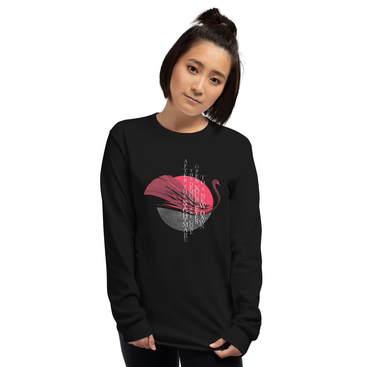 Langarmshirt Damen - After the Nightmare, Lyrics Swan
