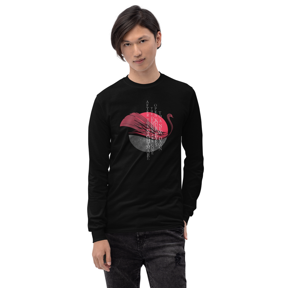 Langarmshirt Herren - After the Nightmare, Lyrics Swan