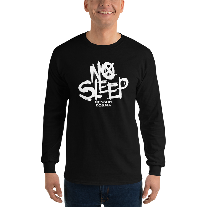 Langærmet skjorte til mænd - No Sleep (Nessun Dorma)