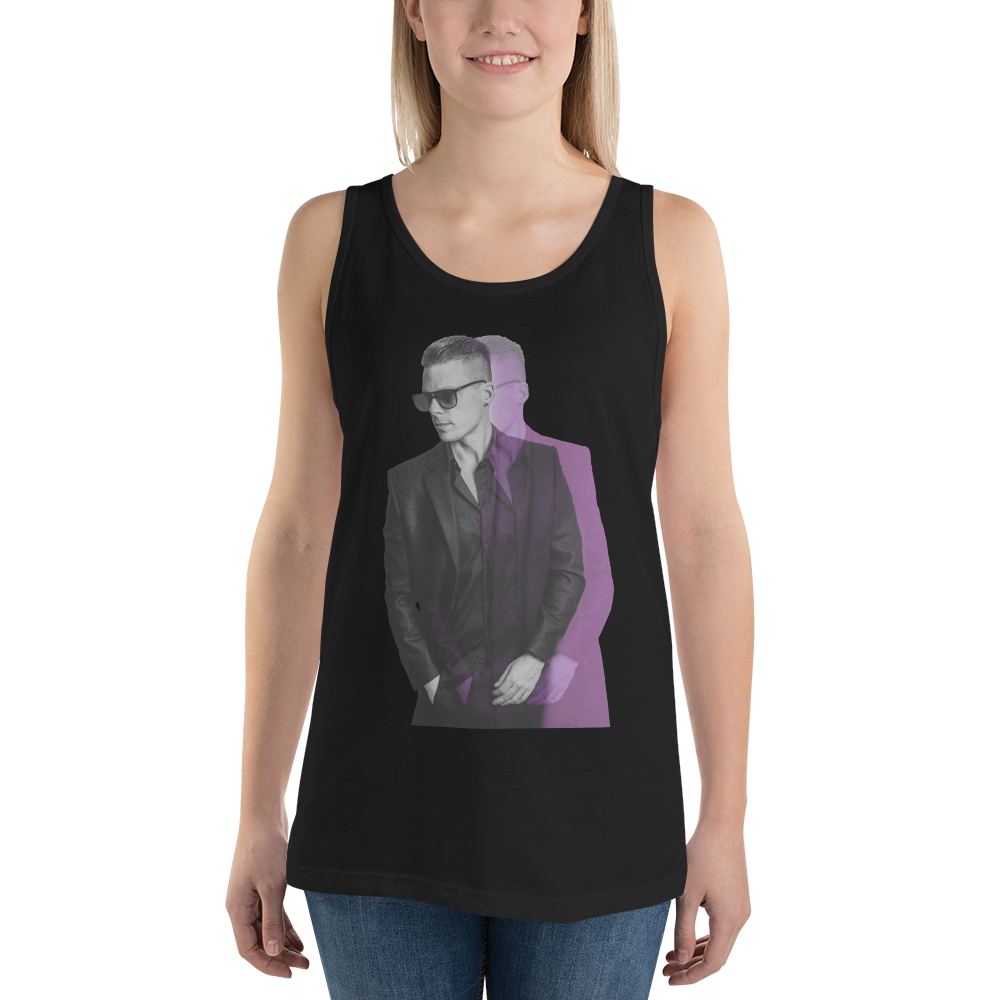 Tanktop kvinder - SHADOW COOL LILLA, SORT