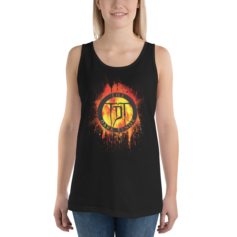 Tank Top Women - Volcanoes Crest, black