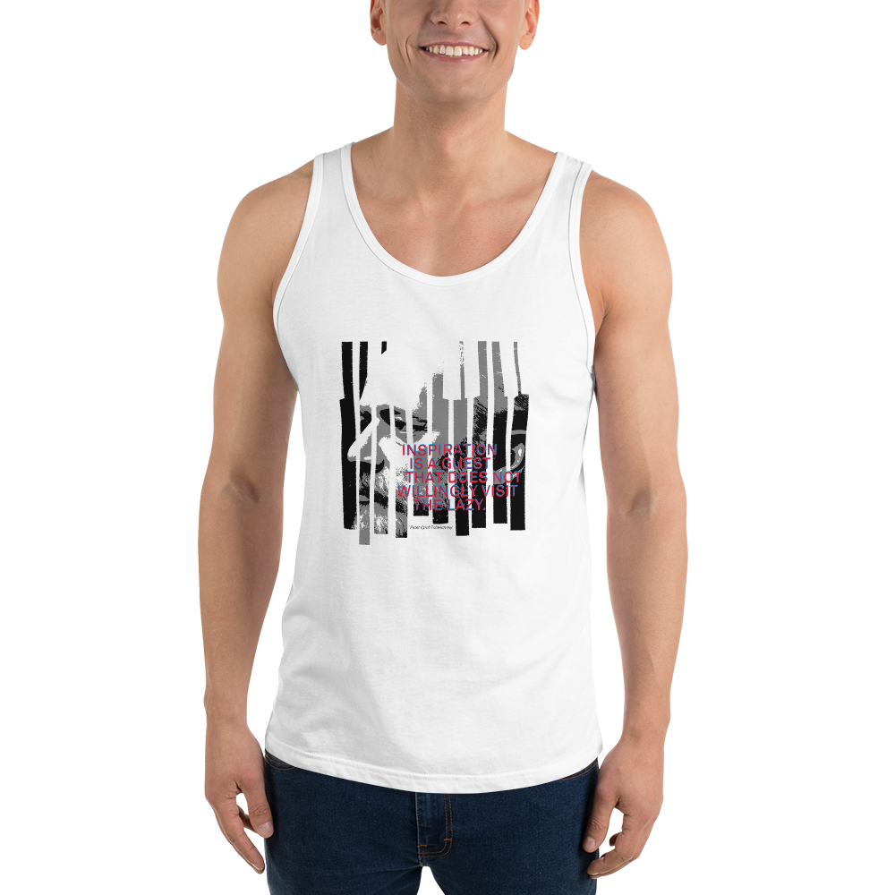 Tank-Top Herren - Tschaikowsky Zitat, weiss