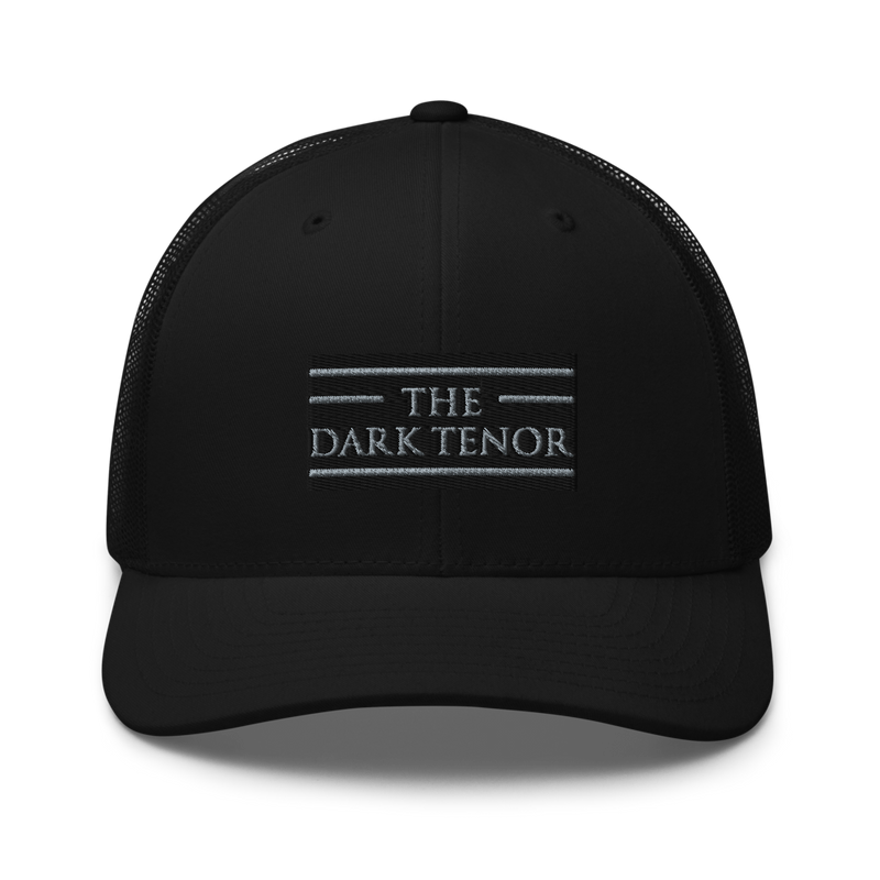 Cap - The Dark Tenor Logo, 3D bestickt, schwarz
