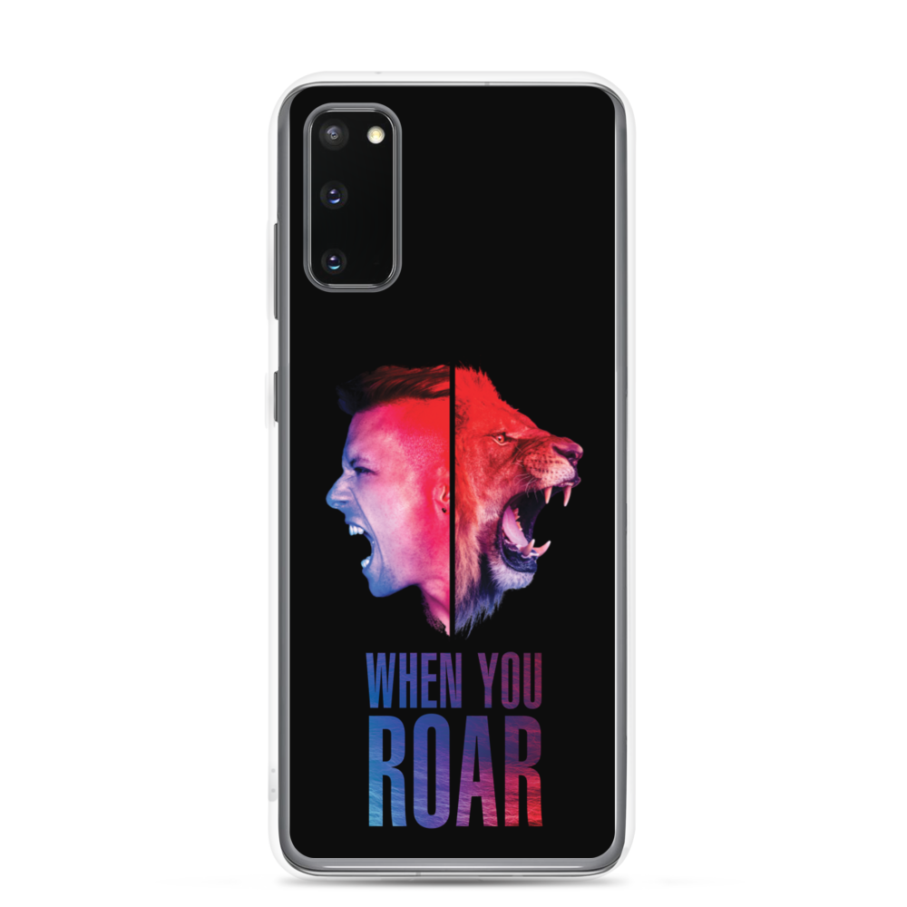 Samsung Handyhülle - When You Roar, Schwarz