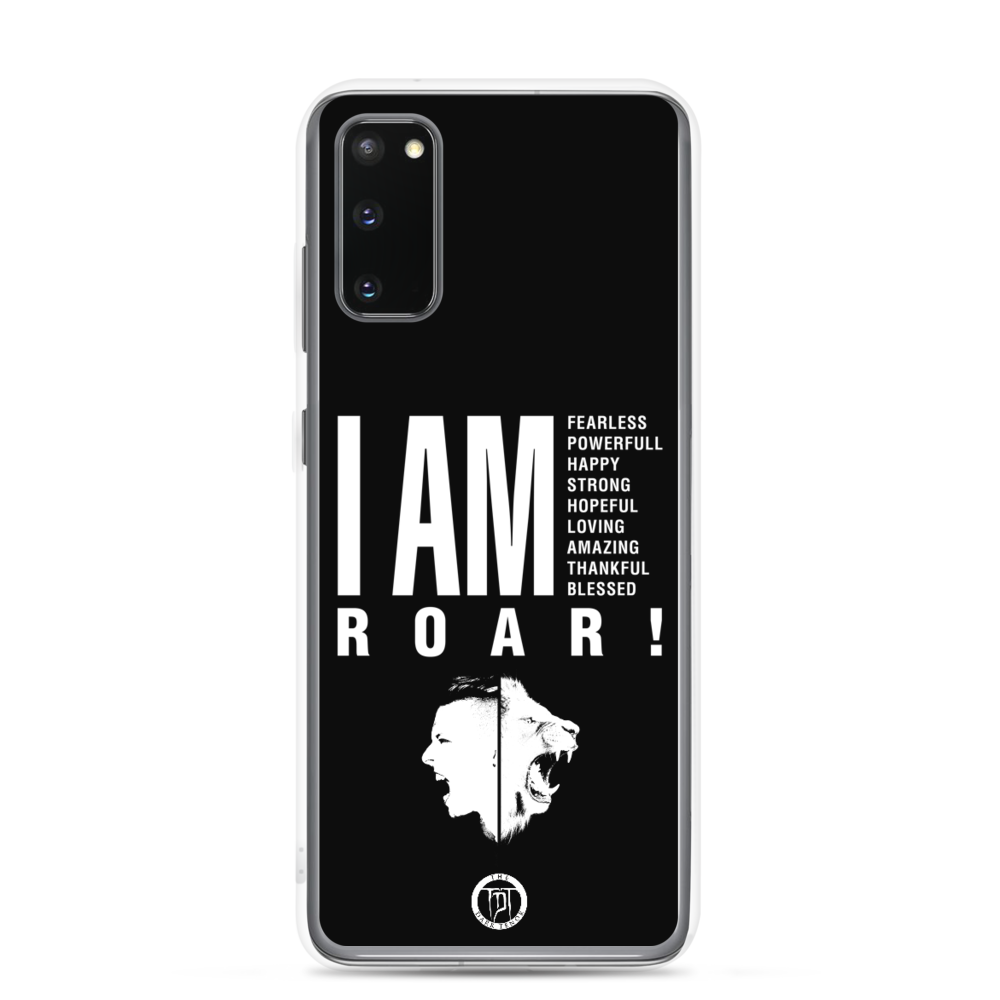 Samsung mobiltelefon cover - I am (Roar 2.0), hvid