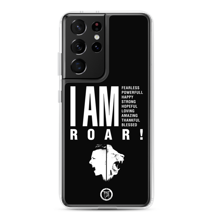 Samsung Handyhülle - I am (Roar 2.0), Weiss