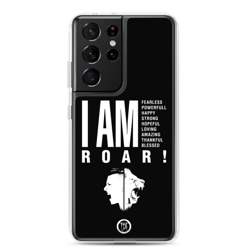 Samsung Handyhülle - I am (Roar 2.0), Weiss