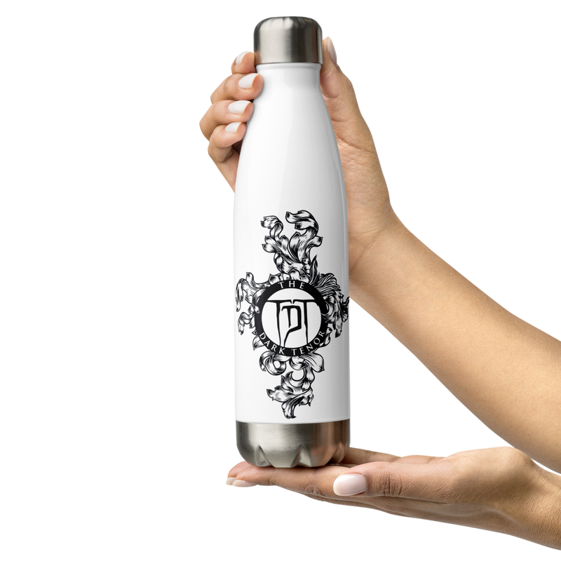 Thermosflasche - Wappen Floral, weiss