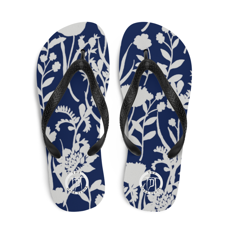 Flip-Flops - Blaue Blume