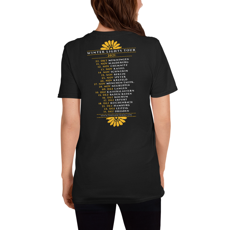 T-Shirt Damen - Winter Lights Tour 2021, Wappen, schwarz