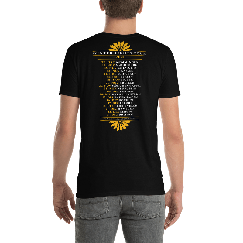 T-Shirt Herren - Winter Lights Tour 2021, Wappen, schwarz