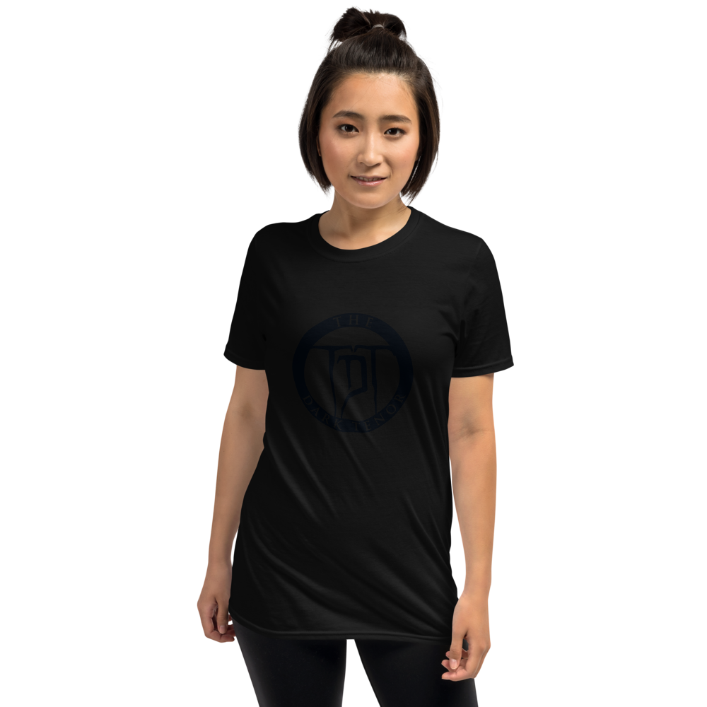 T-shirt kvinder - våbenskjold, sort på sort
